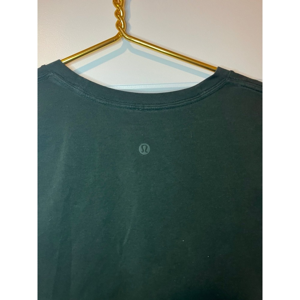Lululemon love V-neck tshirt dark green sz 2 - Picture 3 of 4